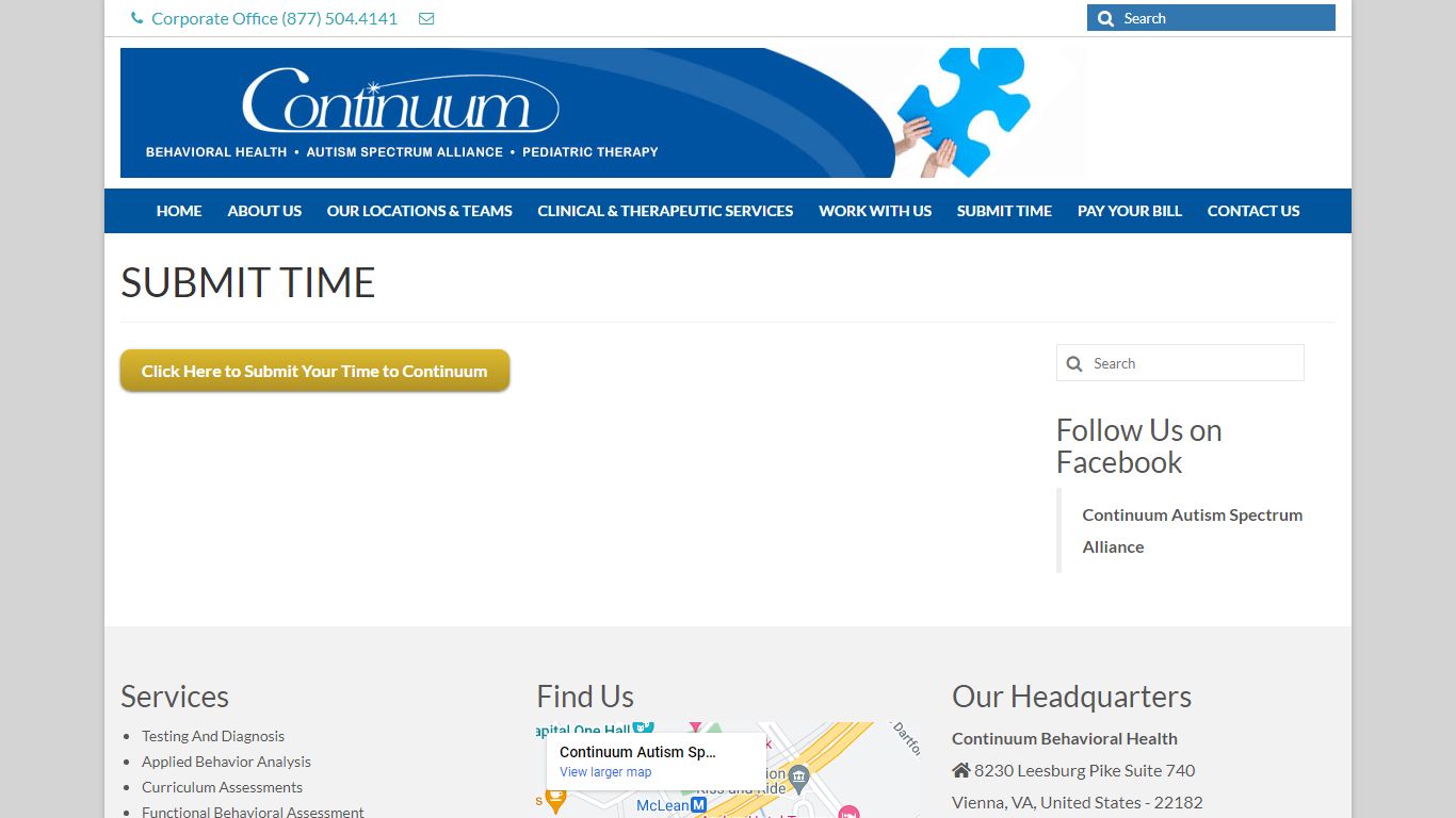 SUBMIT TIME - Continuum | Behavioral Health Treatment, Intervention ...